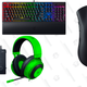 Razer DeathAdder Gaming Mouse | $22 | Amazon
Razer Kraken Tournament Headset | $60 | Amazon
Razer BlackWidow Mechanical Keyboard | $100 | Amazon